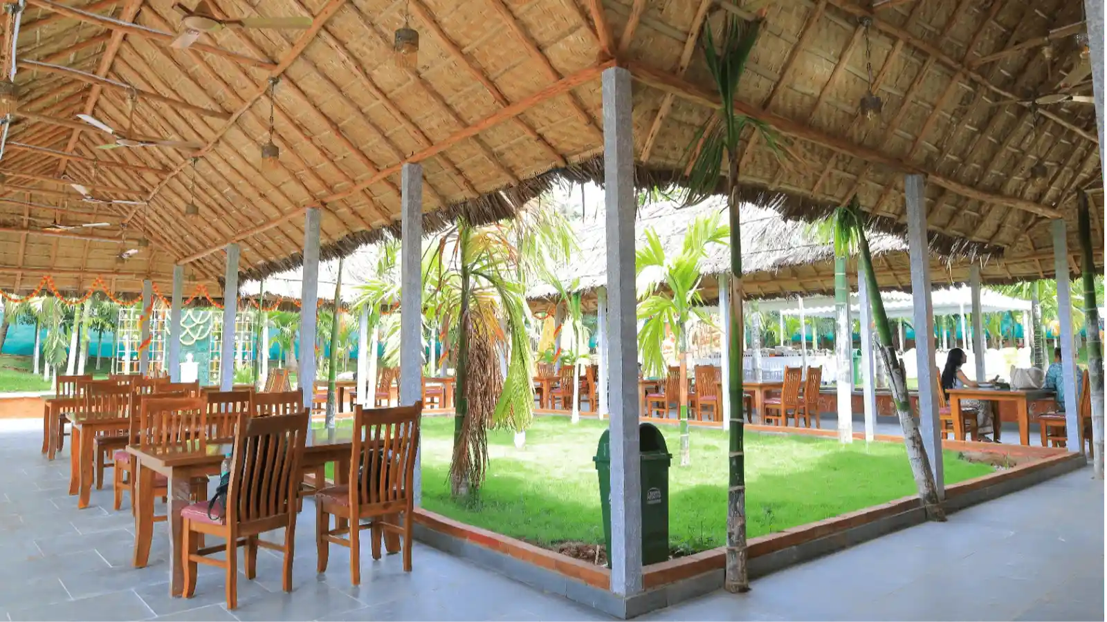 Covered Dining Area